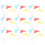 120Pcs Multi Triangle Pennants Reflective Safety Flags for Outdoor Use 1