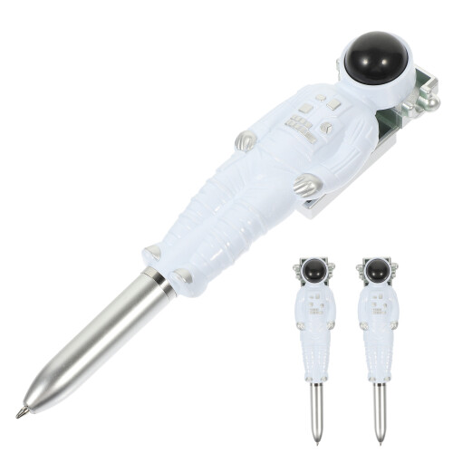 3pcs household ballpoint pens multi-function astronaut design for kids
