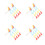120Pcs Multi Triangle Pennants Reflective Safety Flags for Outdoor Use 4