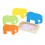1 Pièce Éléphant 3D En Bois Sécuritaire Jeu Éducatif 8