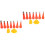 2Sets Durable Stainless Silicone Caulking Nozzle Applicator Set 6