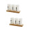 2Pcs Hollow Out White Chopstick Drain Container Flatware Storage 7