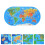 1 Set Puzzle Carte Éducatif Pour Enfants 3