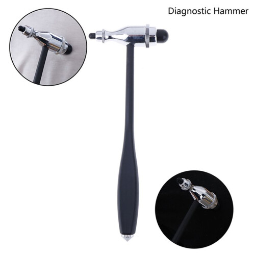 Martelo de Percussão Neurológico Multifuncional com Cabeça Dupla e Reflexo de Diagnóstico 2