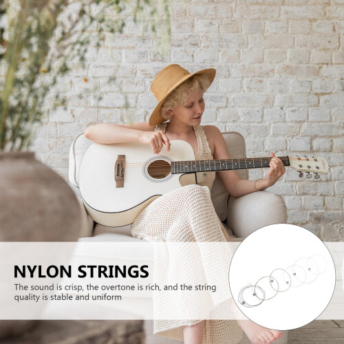 12 Pcs Strings Guitar String Set Bass Nylon Hawaii 2