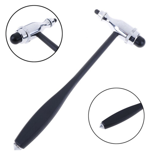 Martelo de Percussão Neurológico Multifuncional com Cabeça Dupla e Reflexo de Diagnóstico 1
