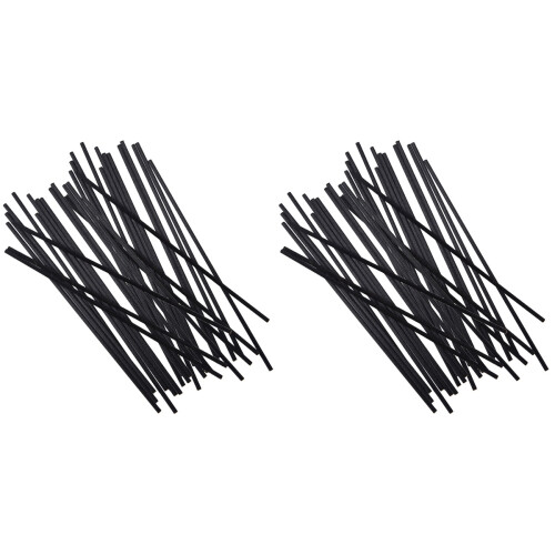 200St Zwarte Diffuser Rods Voor Huishoudelijke Aromatherapie 1