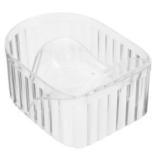 2Pcs Clear Nail Soaking Bowl For Acrylic Gel Polish Removal
