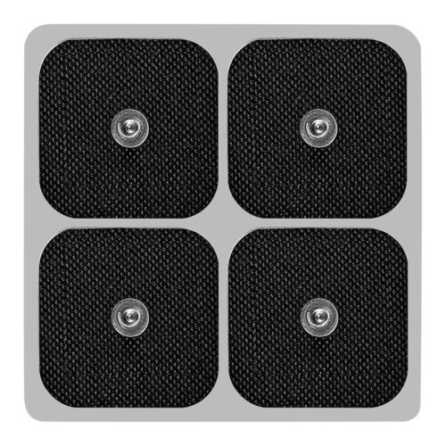 12PCS 5cmxcm Snap Self-Adhesive Electrode Patch for Compx Muscle Stimulators Massage Electrode Self-Adhesive Pad