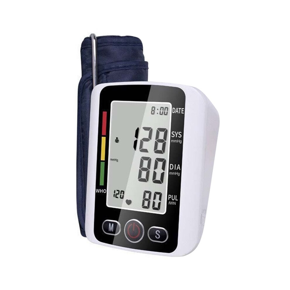Exogio Portable Digital Upper Blood Pressure Monitor Measurement Tool Blood Pressure Monitor Meter Tonometer Sphygmomanometer