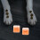 6Pièces Support ABS Orange Pour Chiot, Montage Stable Polyvalent 6