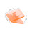 6Pièces Support ABS Orange Pour Chiot, Montage Stable Polyvalent 2