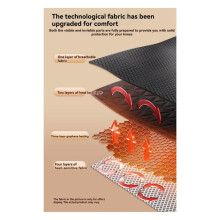 3-in-1 Kabelloses Vibrations-Kniemassagegerät mit Wärmekompresse und Mehreren Modi für Knie, Schultern und Ellbogen