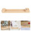 3Pièces Machine À Tricoter Bracelets Bois Khaki Pour 10
