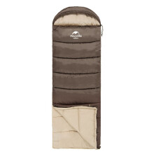 NatureHike Sacco A Pelo Portatile Impermeabile In Cotone per Quattro Stagioni Sacco A Pelo per Escursioni All'Aperto Campeggio Marrone