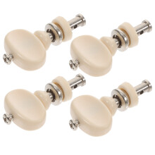32Pcs Universal White Ukulele Tuning Pins with Ergonomic Handles