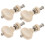 32Pcs Universal White Ukulele Tuning Pins with Ergonomic Handles 1