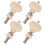 32Pcs Universal White Ukulele Tuning Pins with Ergonomic Handles 4