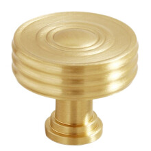 Französische Leichte Luxus-Schubladengriffe Aus Messing, Möbelbeschläge, Küchenschrank, Goldene Griffe, Einzelloch