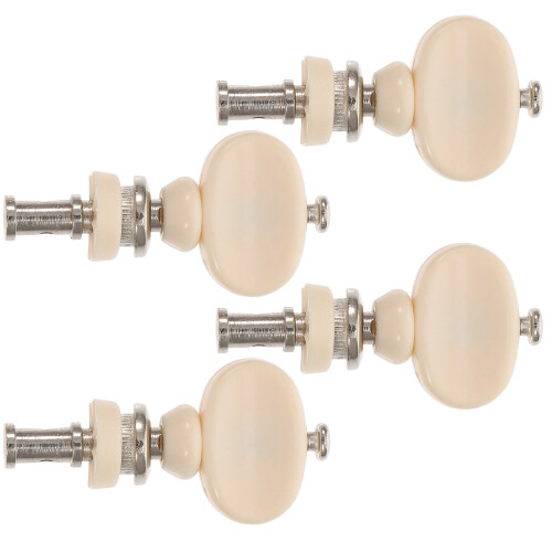 32Pcs Universal White Ukulele Tuning Pins with Ergonomic Handles 2