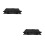 2Pièces Rangement Vêtements Lavable Pliable Noir Multi-Usage 5