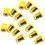 15pcs Octagonal Carpenter Pencil Sharpener Square Oval Carpenter Pen Manual Sharpener Yellow 1