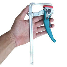 Cyan Handle Quick Ratchet Track Clamp Woodworking Track Clamp Cyan Ratchet Track Clamp 200x60mm
