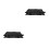 2Pièces Rangement Vêtements Lavable Pliable Noir Multi-Usage 9