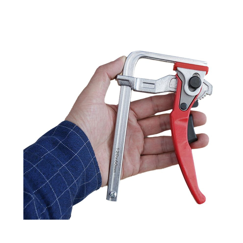 Quick Ratchet Track Clamps Woodworking Track Clamps For Sanding, Cutting Ratchet Track Clamp 120X60mm 6031483957691