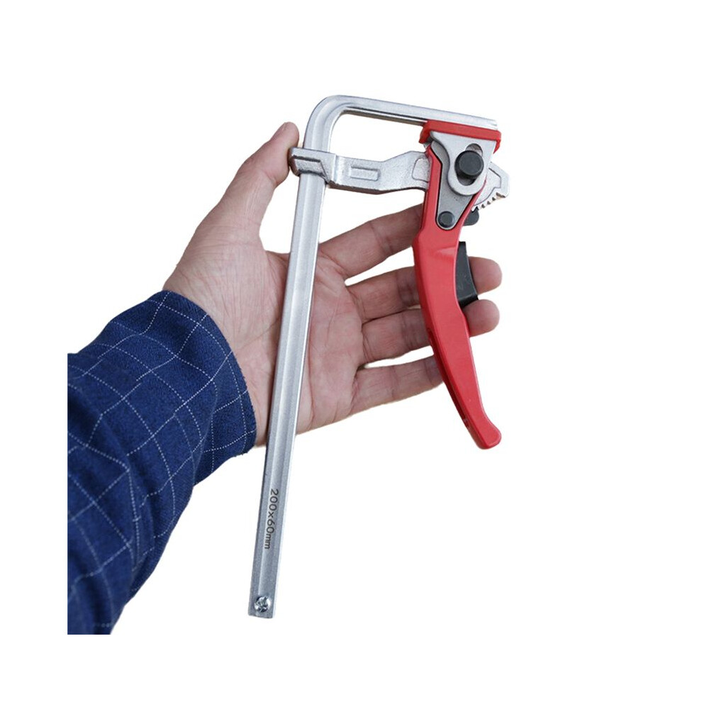 Quick Ratchet Track Clamps Woodworking Track Clamps For Sanding, Cutting Ratchet Track Clamp 200X60mm 4711065716657