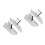 4Pièces Outils Coins Plâtrage Inox Durables, Usage Facile 7