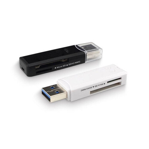 2 in 1 USB 3.0  TF Card Reader High Speed Data Transmission  to 5Gbps Compatibility Multiple for PC Laptops Camera A 2