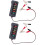 2Pièces Testeur Batterie Auto 12V Gris Digital Multifonction 6