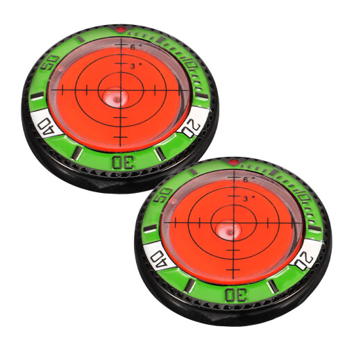 6Pièces Marqueurs De Position De Golf ABS Résistants Colorés 1