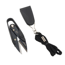 FUJIYA Tijeras para Hilo : Tijeras para Hilo, Estambre y Bordado para Coser, Acolchar y Hacer Joyas, con Tapa Protectora y Cordón