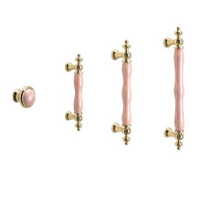 Fashion Ceramic Cabinet Handle Kitchen Cabinet Door Handle Drawer Pull European Style Furniture Handle.