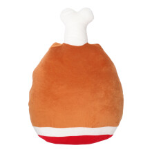 Soft Light Brown Food Hugging Pillow Plush Turkey Leg Stuffed Toy