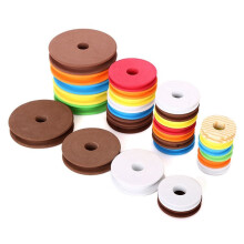 100 Pièces Bobines Rondes en Mousse Bobine Moulinet de Pêche Bobines de Pêche Matériel de Pêche Couleur Aléatoire Mousse 8 cm