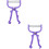 2Pièces Épilateur Violet Poils Effacés Douceur 6