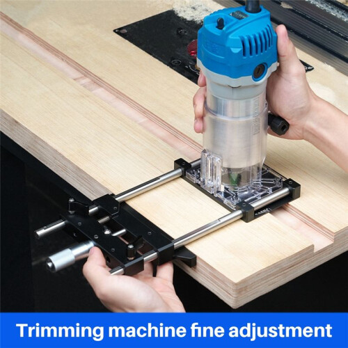 Slotted Bracket Woodworking Desktop Chute Guide Making Tool Workbench Adjustable Linear Guide Rail Slotting Template 2