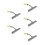 5Pcs Pp+tpr Car Windshield and Bathroom Glass Water 4