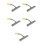 5Pcs Pp+tpr Car Windshield and Bathroom Glass Water 9