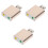 3Pcs USB Sound Card 7.1 Audio Interface With Headset And Mic Jack 3