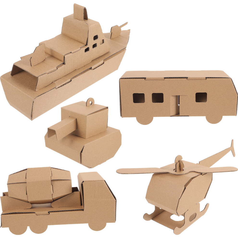 Photos - Action Figures / Transformers 20 Pcs Paper Puzzle Toy 3D Helicopter Car Model Assembly