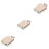 3Pcs USB Sound Card 7.1 Audio Interface With Headset And Mic Jack 5
