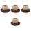 4Sets Smooth Ceramic Eggshell Bowls for Snack Serving and Storage 7