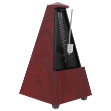 1Pc Wooden Tower Mechanical Metronome Practical Music Instrument
