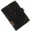 4Pcs Budget Binder Black PU Cover A6 Notebook Shell 6-Rings 3