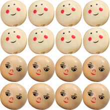2 Pcs Jewelry For Kids Beads Key Chain Smile Face Bulk Pendant Making