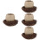 4Sets Smooth Ceramic Eggshell Bowls for Snack Serving and Storage 10